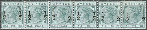 Lot 1917 - brit. colonies Cyprus -  Corinphila Auction AG Day 3 - Great Britain, British Colonies, Pre-Union South Africa - the Besançon Collection (Part Ii)