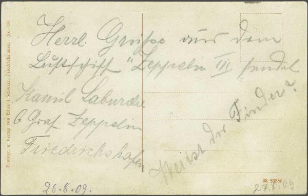 Lot 5009 - germany zeppelin mail -  Corinphila Auction AG Day 4- Europe & Overseas, Zeppelin-Mail, Die Sammlung Erivan (Part I), Schweiz & Liechtenstein