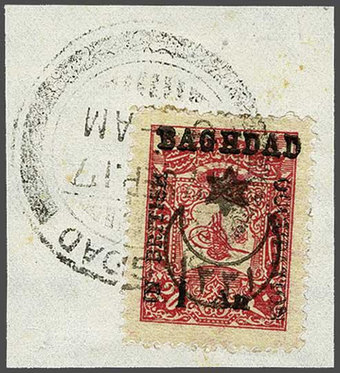 Lot 2210 - brit. colonies Brit.Occup. Bagdad - Corinphila Auction AG Day 3 - Great Britain, British Colonies, Pre-Union South Africa - the Besançon Collection (Part Ii) Lot 2210 - brit. colonies Brit.Occup. Bagdad - Corinphila Auction AG Day 3 - Great Britain, British Colonies, Pre-Union South Africa - the Besançon Collection (Part Ii)