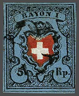 Lot 7116 - Switzerland Rayon I darkblue - Corinphila Auction AG Day 5- Schweiz - Die Sammlung Erivan (Teil 1), Die Sammlung Jack Luder (Teil 5), Schweiz & Liechtenstein Lot 7116 - Switzerland Rayon I darkblue - Corinphila Auction AG Day 5- Schweiz - Die Sammlung Erivan (Teil 1), Die Sammlung Jack Luder (Teil 5), Schweiz & Liechtenstein