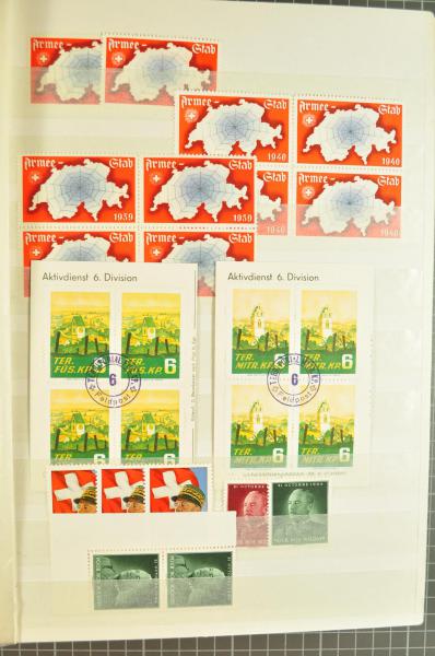 Lot 8174 - Switzerland soldier stamps -  Corinphila Auction AG Day 4- Europe & Overseas, Zeppelin-Mail, Die Sammlung Erivan (Part I), Schweiz & Liechtenstein