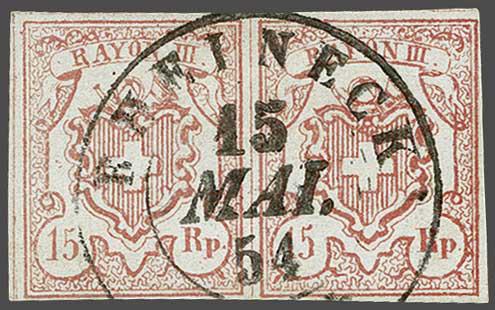 Lot 7422 - Switzerland rayon iii -  Corinphila Auction AG Day 5- Schweiz - Die Sammlung Erivan (Teil 1), Die Sammlung Jack Luder (Teil 5), Schweiz & Liechtenstein