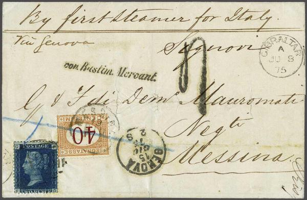 Lot 2060 - brit. colonies Gibraltar - Corinphila Auction AG Day 3 - Great Britain, British Colonies, Pre-Union South Africa - the Besançon Collection (Part Ii) Lot 2060 - brit. colonies Gibraltar - Corinphila Auction AG Day 3 - Great Britain, British Colonies, Pre-Union South Africa - the Besançon Collection (Part Ii)