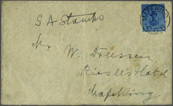 Lot 6042 - brit. colonies mafeking -  Corinphila Auction AG Day 3 - Great Britain, British Colonies, Pre-Union South Africa - the Besançon Collection (Part Ii)