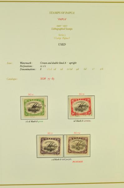 Lot 1859 - brit. colonies papua new guinea - Corinphila Auction AG Day 3 - Great Britain, British Colonies, Pre-Union South Africa - the Besançon Collection (Part Ii) Lot 1859 - brit. colonies papua new guinea - Corinphila Auction AG Day 3 - Great Britain, British Colonies, Pre-Union South Africa - the Besançon Collection (Part Ii)