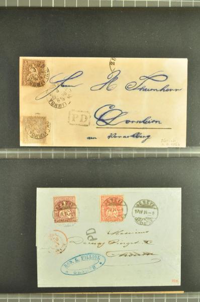 Lot 8473 - Switzerland sitting helvetia perf. - Corinphila Auction AG Day 4- Europe & Overseas, Zeppelin-Mail, Die Sammlung Erivan (Part I), Schweiz & Liechtenstein Lot 8473 - Switzerland sitting helvetia perf. - Corinphila Auction AG Day 4- Europe & Overseas, Zeppelin-Mail, Die Sammlung Erivan (Part I), Schweiz & Liechtenstein