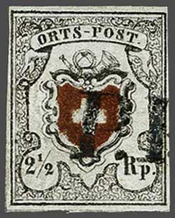 Lot 7312 - Switzerland Federal stamps -  Corinphila Auction AG Day 5- Schweiz - Die Sammlung Erivan (Teil 1), Die Sammlung Jack Luder (Teil 5), Schweiz & Liechtenstein