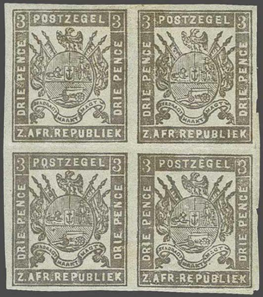 Lot 6321 - brit. colonies transvaal - Corinphila Auction AG Day 3 - Great Britain, British Colonies, Pre-Union South Africa - the Besançon Collection (Part Ii) Lot 6321 - brit. colonies transvaal - Corinphila Auction AG Day 3 - Great Britain, British Colonies, Pre-Union South Africa - the Besançon Collection (Part Ii)