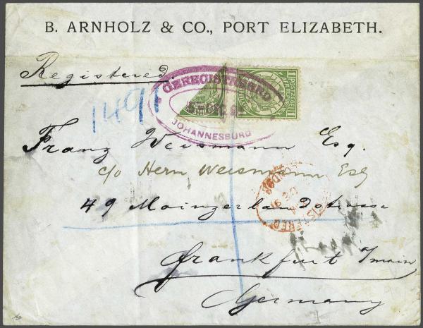 Lot 6422 - brit. colonies transvaal -  Corinphila Auction AG Day 3 - Great Britain, British Colonies, Pre-Union South Africa - the Besançon Collection (Part Ii)