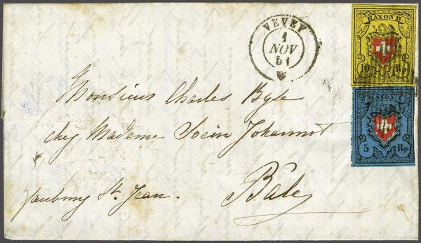 Lot 7350 - Switzerland Rayon I darkblue -  Corinphila Auction AG Day 5- Schweiz - Die Sammlung Erivan (Teil 1), Die Sammlung Jack Luder (Teil 5), Schweiz & Liechtenstein