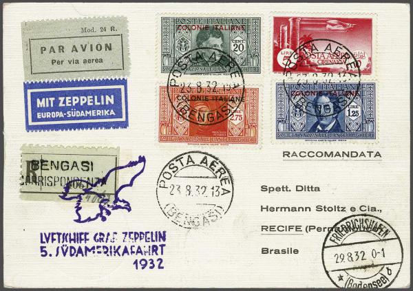 Lot 5162 - europe cyrenaica - Corinphila Auction AG Day 4- Europe & Overseas, Zeppelin-Mail, Die Sammlung Erivan (Part I), Schweiz & Liechtenstein Lot 5162 - europe cyrenaica - Corinphila Auction AG Day 4- Europe & Overseas, Zeppelin-Mail, Die Sammlung Erivan (Part I), Schweiz & Liechtenstein