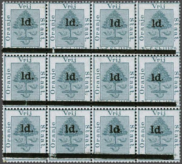 Lot 6212 - brit. colonies Orange Freestate -  Corinphila Auction AG Day 3 - Great Britain, British Colonies, Pre-Union South Africa - the Besançon Collection (Part Ii)