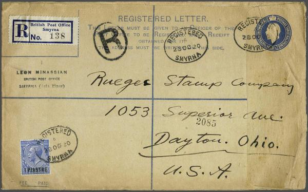 Lot 1861 - brit. colonies Brit. Post Turkey - Corinphila Auction AG Day 3 - Great Britain, British Colonies, Pre-Union South Africa - the Besançon Collection (Part Ii) Lot 1861 - brit. colonies Brit. Post Turkey - Corinphila Auction AG Day 3 - Great Britain, British Colonies, Pre-Union South Africa - the Besançon Collection (Part Ii)