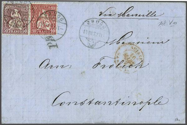 Lot 7504 - Switzerland sitting helvetia perf. -  Corinphila Auction AG Day 5- Schweiz - Die Sammlung Erivan (Teil 1), Die Sammlung Jack Luder (Teil 5), Schweiz & Liechtenstein