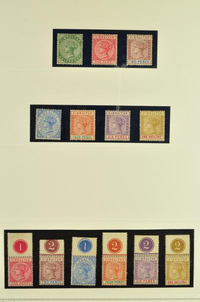 Lot 2099 - brit. colonies Gibraltar -  Corinphila Auction AG Day 3 - Great Britain, British Colonies, Pre-Union South Africa - the Besançon Collection (Part Ii)
