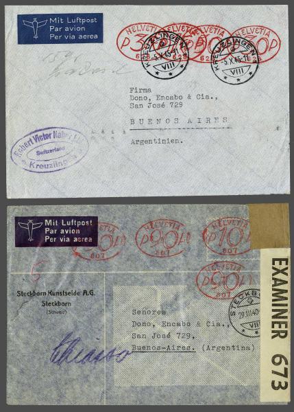 Lot 8331 - Switzerland airmail - Corinphila Auction AG Day 4- Europe & Overseas, Zeppelin-Mail, Die Sammlung Erivan (Part I), Schweiz & Liechtenstein Lot 8331 - Switzerland airmail - Corinphila Auction AG Day 4- Europe & Overseas, Zeppelin-Mail, Die Sammlung Erivan (Part I), Schweiz & Liechtenstein