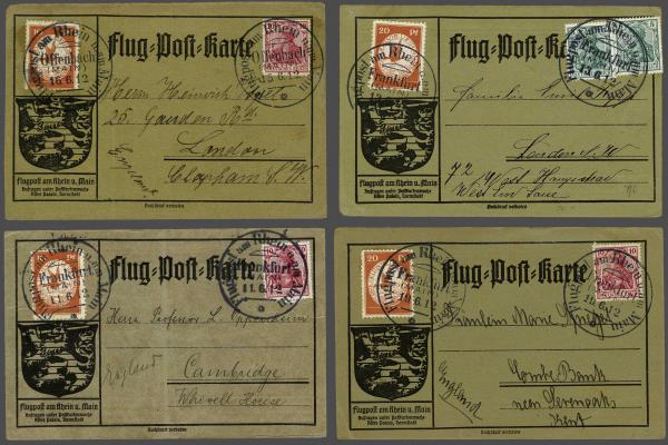 Lot 2497 - germany dt. reich - Corinphila Auction AG Day 4- Europe & Overseas, Zeppelin-Mail, Die Sammlung Erivan (Part I), Schweiz & Liechtenstein Lot 2497 - germany dt. reich - Corinphila Auction AG Day 4- Europe & Overseas, Zeppelin-Mail, Die Sammlung Erivan (Part I), Schweiz & Liechtenstein