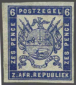 Lot 6272 - brit. colonies transvaal -  Corinphila Auction AG Day 3 - Great Britain, British Colonies, Pre-Union South Africa - the Besançon Collection (Part Ii)