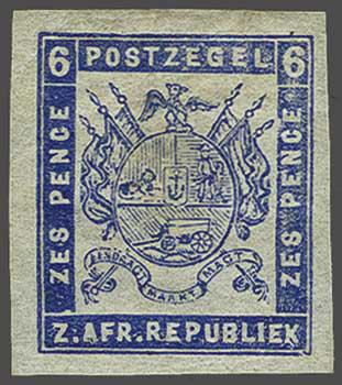 Lot 6273 - brit. colonies transvaal -  Corinphila Auction AG Day 3 - Great Britain, British Colonies, Pre-Union South Africa - the Besançon Collection (Part Ii)