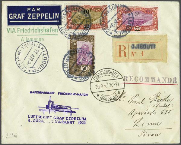 Lot 5130 - french colonies French Somalia - Corinphila Auction AG Day 4- Europe & Overseas, Zeppelin-Mail, Die Sammlung Erivan (Part I), Schweiz & Liechtenstein Lot 5130 - french colonies French Somalia - Corinphila Auction AG Day 4- Europe & Overseas, Zeppelin-Mail, Die Sammlung Erivan (Part I), Schweiz & Liechtenstein
