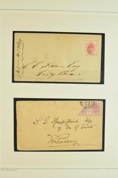 Lot 6267 - brit. colonies Orange Freestate -  Corinphila Auction AG Day 3 - Great Britain, British Colonies, Pre-Union South Africa - the Besançon Collection (Part Ii)