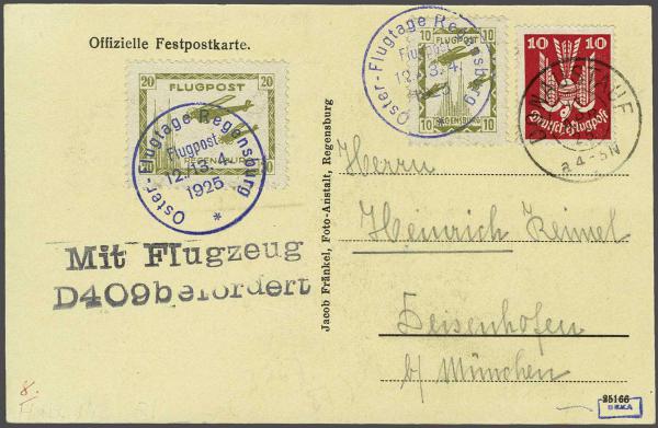 Lot 2486 - germany dt. reich - Corinphila Auction AG Day 4- Europe & Overseas, Zeppelin-Mail, Die Sammlung Erivan (Part I), Schweiz & Liechtenstein Lot 2486 - germany dt. reich - Corinphila Auction AG Day 4- Europe & Overseas, Zeppelin-Mail, Die Sammlung Erivan (Part I), Schweiz & Liechtenstein
