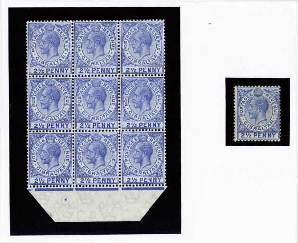 Lot 2134 - brit. colonies Gibraltar - Corinphila Auction AG Day 3 - Great Britain, British Colonies, Pre-Union South Africa - the Besançon Collection (Part Ii) Lot 2134 - brit. colonies Gibraltar - Corinphila Auction AG Day 3 - Great Britain, British Colonies, Pre-Union South Africa - the Besançon Collection (Part Ii)