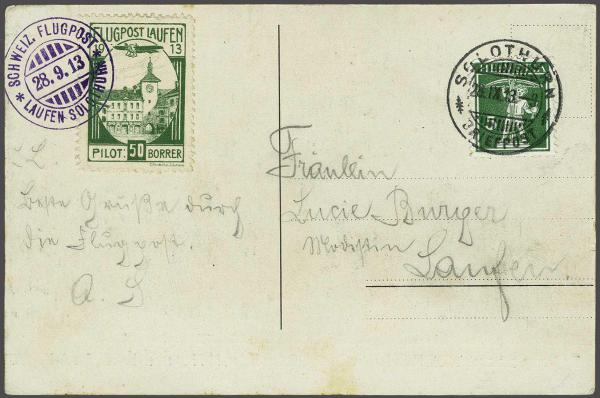 Lot 8297 - Switzerland airmail -  Corinphila Auction AG Day 4- Europe & Overseas, Zeppelin-Mail, Die Sammlung Erivan (Part I), Schweiz & Liechtenstein