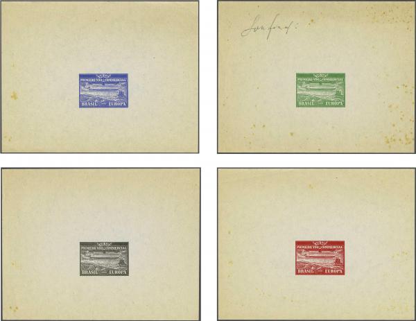 Lot 5059 - Overseas brasil -  Corinphila Auction AG Day 4- Europe & Overseas, Zeppelin-Mail, Die Sammlung Erivan (Part I), Schweiz & Liechtenstein