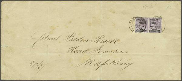 Lot 6017 - brit. colonies mafeking -  Corinphila Auction AG Day 3 - Great Britain, British Colonies, Pre-Union South Africa - the Besançon Collection (Part Ii)