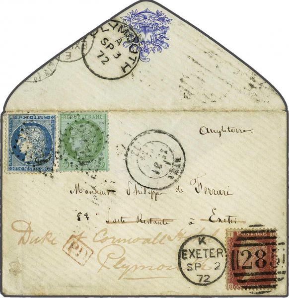 Lot 1678 - europe Great Britain - Corinphila Auction AG Day 3 - Great Britain, British Colonies, Pre-Union South Africa - the Besançon Collection (Part Ii) Lot 1678 - europe Great Britain - Corinphila Auction AG Day 3 - Great Britain, British Colonies, Pre-Union South Africa - the Besançon Collection (Part Ii)