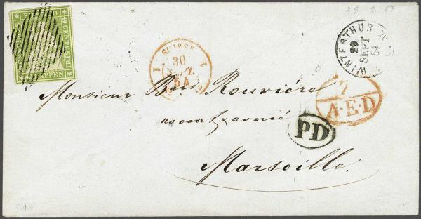Lot 7211 - Switzerland Sitting Helvetia imperf. 'Strubel' - Corinphila Auction AG Day 5- Schweiz - Die Sammlung Erivan (Teil 1), Die Sammlung Jack Luder (Teil 5), Schweiz & Liechtenstein Lot 7211 - Switzerland Sitting Helvetia imperf. 'Strubel' - Corinphila Auction AG Day 5- Schweiz - Die Sammlung Erivan (Teil 1), Die Sammlung Jack Luder (Teil 5), Schweiz & Liechtenstein