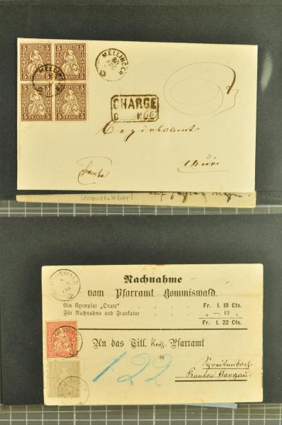 Lot 8453 - Switzerland sitting helvetia perf. - Corinphila Auction AG Day 4- Europe & Overseas, Zeppelin-Mail, Die Sammlung Erivan (Part I), Schweiz & Liechtenstein Lot 8453 - Switzerland sitting helvetia perf. - Corinphila Auction AG Day 4- Europe & Overseas, Zeppelin-Mail, Die Sammlung Erivan (Part I), Schweiz & Liechtenstein