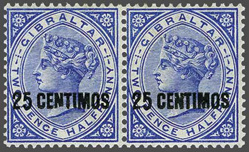 Lot 2087 - brit. colonies Gibraltar - Corinphila Auction AG Day 3 - Great Britain, British Colonies, Pre-Union South Africa - the Besançon Collection (Part Ii) Lot 2087 - brit. colonies Gibraltar - Corinphila Auction AG Day 3 - Great Britain, British Colonies, Pre-Union South Africa - the Besançon Collection (Part Ii)