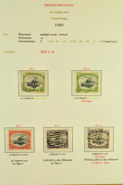 Lot 1849 - brit. colonies papua new guinea - Corinphila Auction AG Day 3 - Great Britain, British Colonies, Pre-Union South Africa - the Besançon Collection (Part Ii) Lot 1849 - brit. colonies papua new guinea - Corinphila Auction AG Day 3 - Great Britain, British Colonies, Pre-Union South Africa - the Besançon Collection (Part Ii)