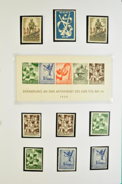 Lot 8183 - Switzerland soldier stamps -  Corinphila Auction AG Day 4- Europe & Overseas, Zeppelin-Mail, Die Sammlung Erivan (Part I), Schweiz & Liechtenstein