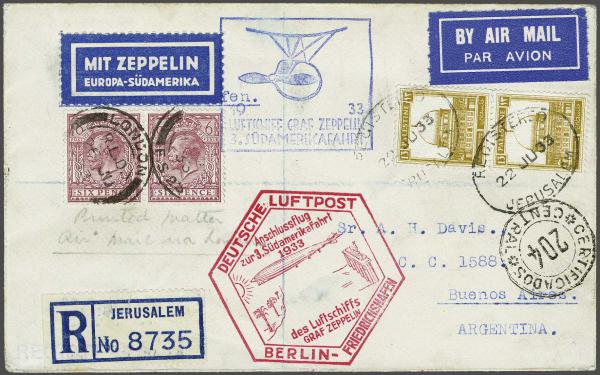 Lot 5153 - brit. colonies palestine -  Corinphila Auction AG Day 4- Europe & Overseas, Zeppelin-Mail, Die Sammlung Erivan (Part I), Schweiz & Liechtenstein