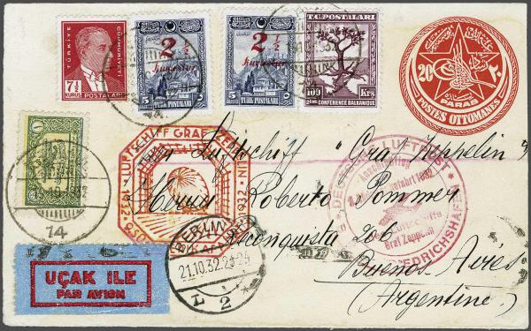 Lot 5211 - europe Turkey - Corinphila Auction AG Day 4- Europe & Overseas, Zeppelin-Mail, Die Sammlung Erivan (Part I), Schweiz & Liechtenstein Lot 5211 - europe Turkey - Corinphila Auction AG Day 4- Europe & Overseas, Zeppelin-Mail, Die Sammlung Erivan (Part I), Schweiz & Liechtenstein