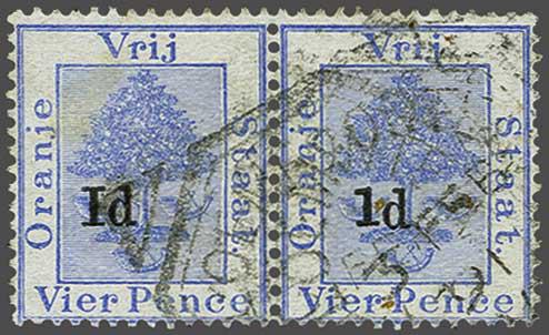 Lot 6218 - brit. colonies Orange Freestate -  Corinphila Auction AG Day 3 - Great Britain, British Colonies, Pre-Union South Africa - the Besançon Collection (Part Ii)