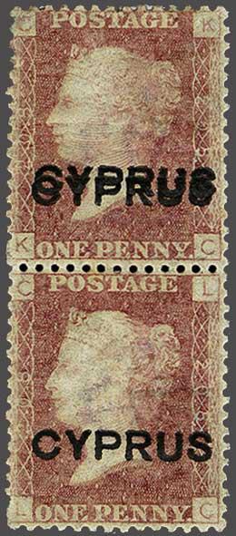Lot 1869 - brit. colonies Cyprus - Corinphila Auction AG Day 3 - Great Britain, British Colonies, Pre-Union South Africa - the Besançon Collection (Part Ii) Lot 1869 - brit. colonies Cyprus - Corinphila Auction AG Day 3 - Great Britain, British Colonies, Pre-Union South Africa - the Besançon Collection (Part Ii)