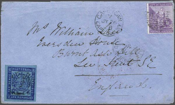 Lot 6375 - brit. colonies transvaal -  Corinphila Auction AG Day 3 - Great Britain, British Colonies, Pre-Union South Africa - the Besançon Collection (Part Ii)