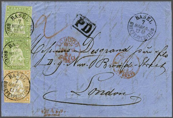 Lot 7225 - Switzerland Sitting Helvetia imperf. 'Strubel' - Corinphila Auction AG Day 5- Schweiz - Die Sammlung Erivan (Teil 1), Die Sammlung Jack Luder (Teil 5), Schweiz & Liechtenstein Lot 7225 - Switzerland Sitting Helvetia imperf. 'Strubel' - Corinphila Auction AG Day 5- Schweiz - Die Sammlung Erivan (Teil 1), Die Sammlung Jack Luder (Teil 5), Schweiz & Liechtenstein