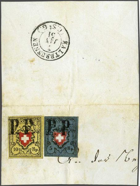 Lot 7347 - Switzerland Rayon I darkblue -  Corinphila Auction AG Day 5- Schweiz - Die Sammlung Erivan (Teil 1), Die Sammlung Jack Luder (Teil 5), Schweiz & Liechtenstein