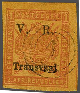 Lot 6378 - brit. colonies transvaal -  Corinphila Auction AG Day 3 - Great Britain, British Colonies, Pre-Union South Africa - the Besançon Collection (Part Ii)