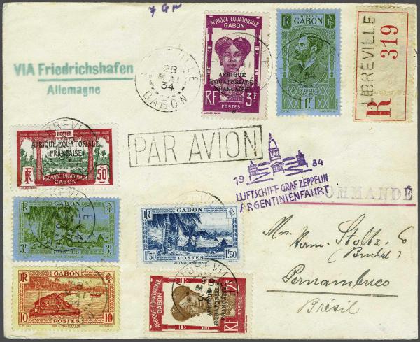 Lot 5131 - Overseas gabun - Corinphila Auction AG Day 4- Europe & Overseas, Zeppelin-Mail, Die Sammlung Erivan (Part I), Schweiz & Liechtenstein Lot 5131 - Overseas gabun - Corinphila Auction AG Day 4- Europe & Overseas, Zeppelin-Mail, Die Sammlung Erivan (Part I), Schweiz & Liechtenstein