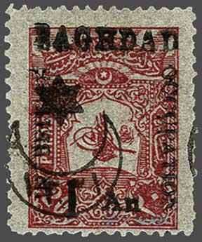 Lot 2209 - brit. colonies Brit.Occup. Bagdad - Corinphila Auction AG Day 3 - Great Britain, British Colonies, Pre-Union South Africa - the Besançon Collection (Part Ii) Lot 2209 - brit. colonies Brit.Occup. Bagdad - Corinphila Auction AG Day 3 - Great Britain, British Colonies, Pre-Union South Africa - the Besançon Collection (Part Ii)