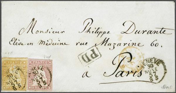 Lot 7237 - Switzerland Sitting Helvetia imperf. 'Strubel' - Corinphila Auction AG Day 5- Schweiz - Die Sammlung Erivan (Teil 1), Die Sammlung Jack Luder (Teil 5), Schweiz & Liechtenstein Lot 7237 - Switzerland Sitting Helvetia imperf. 'Strubel' - Corinphila Auction AG Day 5- Schweiz - Die Sammlung Erivan (Teil 1), Die Sammlung Jack Luder (Teil 5), Schweiz & Liechtenstein