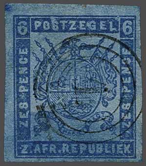 Lot 6368 - brit. colonies transvaal -  Corinphila Auction AG Day 3 - Great Britain, British Colonies, Pre-Union South Africa - the Besançon Collection (Part Ii)