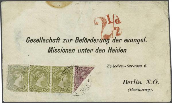 Lot 6386 - brit. colonies transvaal -  Corinphila Auction AG Day 3 - Great Britain, British Colonies, Pre-Union South Africa - the Besançon Collection (Part Ii)