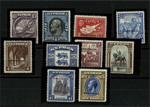 Lot 1954 - brit. colonies Cyprus - Corinphila Auction AG Day 3 - Great Britain, British Colonies, Pre-Union South Africa - the Besançon Collection (Part Ii) Lot 1954 - brit. colonies Cyprus - Corinphila Auction AG Day 3 - Great Britain, British Colonies, Pre-Union South Africa - the Besançon Collection (Part Ii)